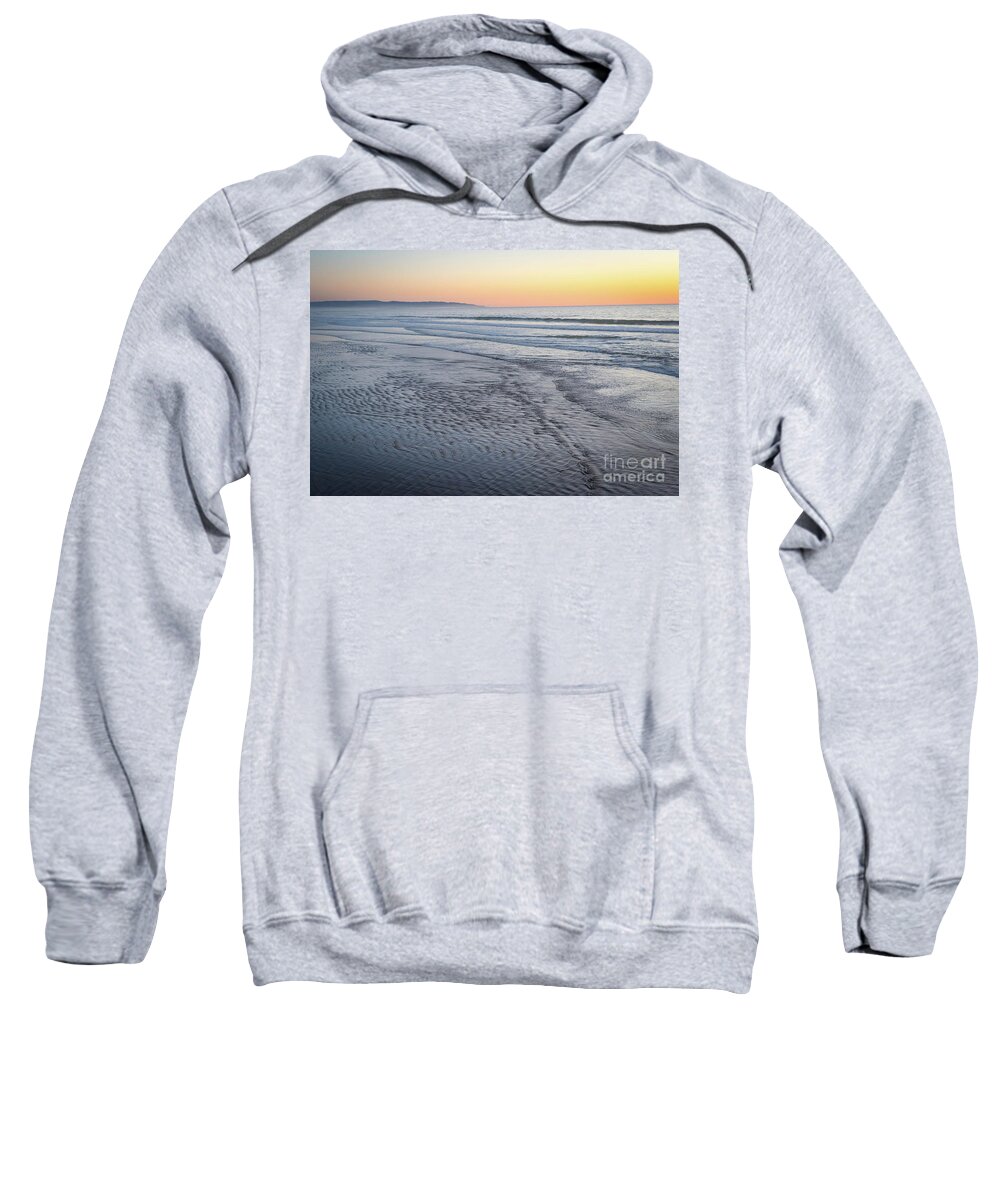 Beach Sweatshirt featuring the photograph Lonely Pismo Sunset by Jeff Hubbard