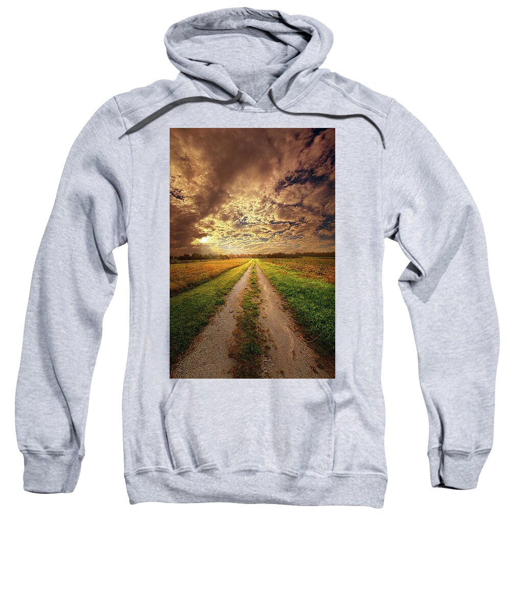 Summer Sweatshirt featuring the photograph Looking Back On The Memory Of by Phil Koch