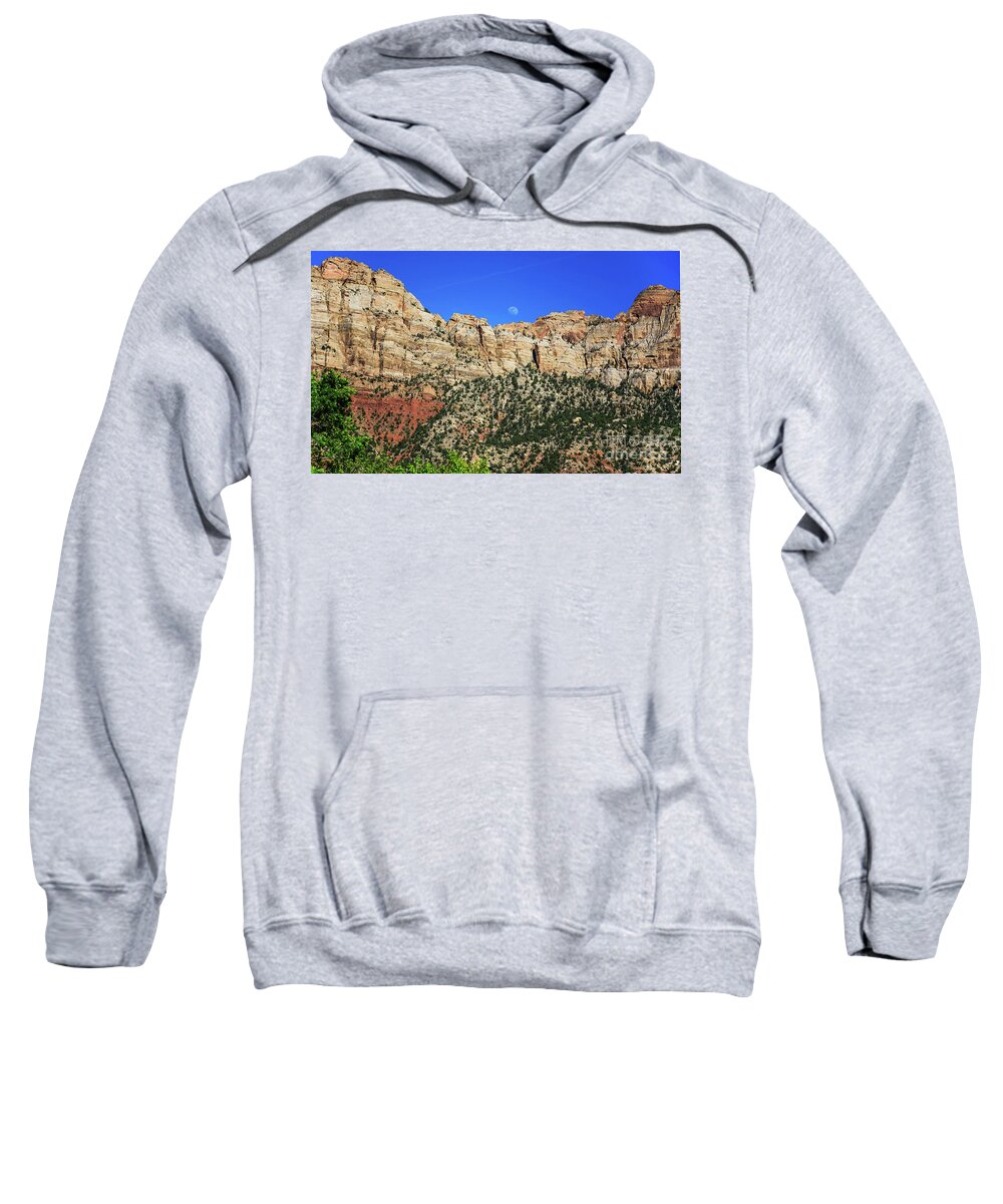 Nature Sweatshirt featuring the photograph Lower Zion park by Barry Bohn
