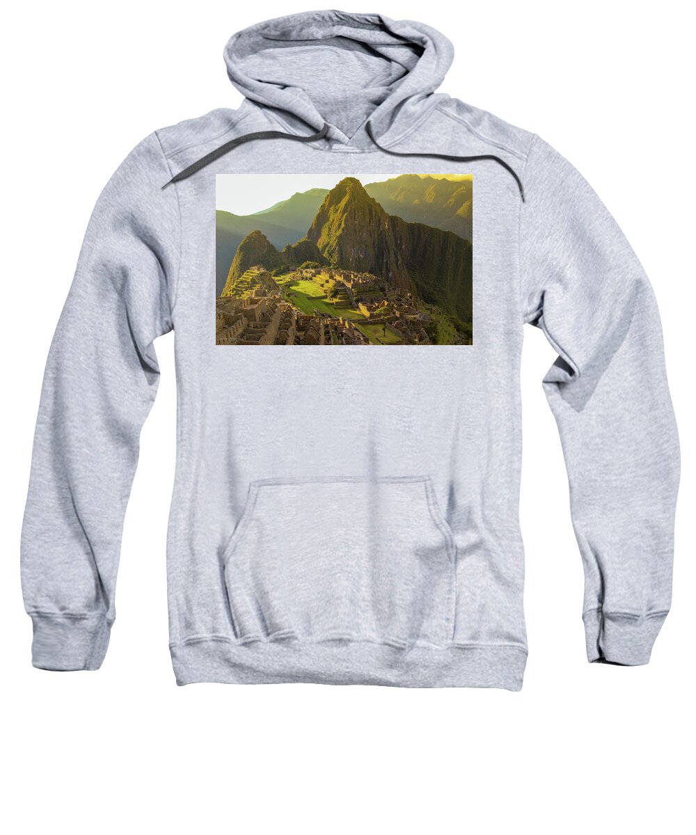 Machu Pichu Sweatshirt featuring the photograph Machu Pichhu, Peru by Aashish Vaidya