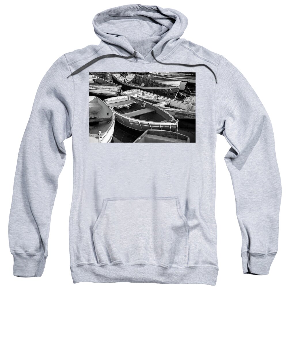 Maine Sweatshirt featuring the photograph Maine Boats by Ranjay Mitra