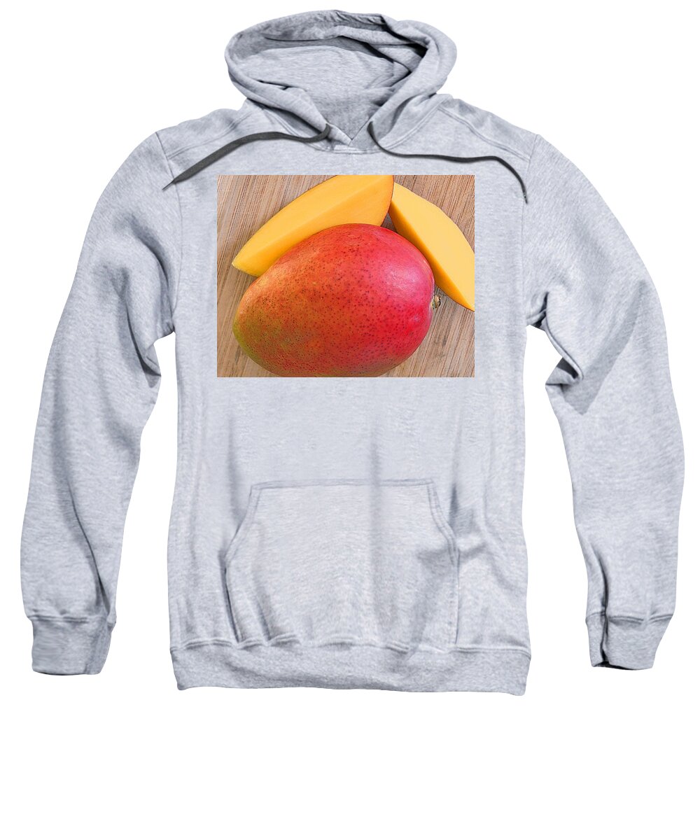 Food Sweatshirt featuring the digital art Mango by Jana Russon