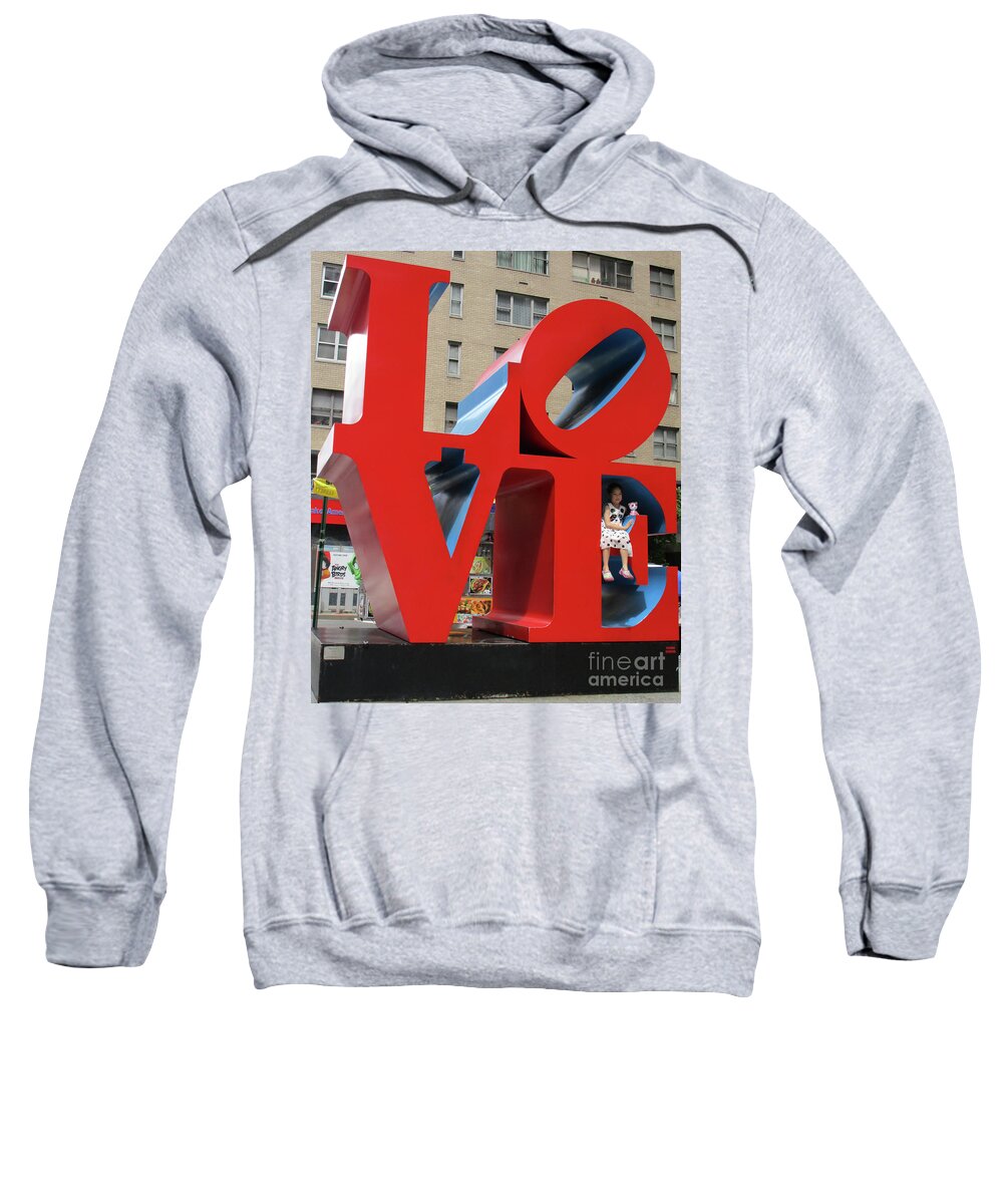 Manhattan Sweatshirt featuring the photograph Manhattan Sculpture 27 by Randall Weidner