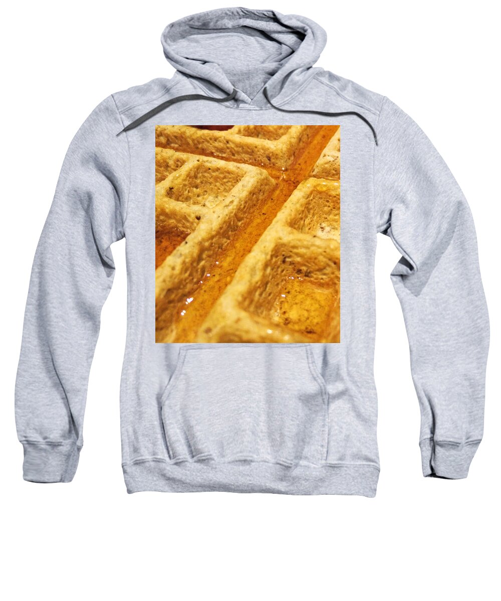 Waffle Sweatshirt featuring the photograph Maple Street by Robert Knight
