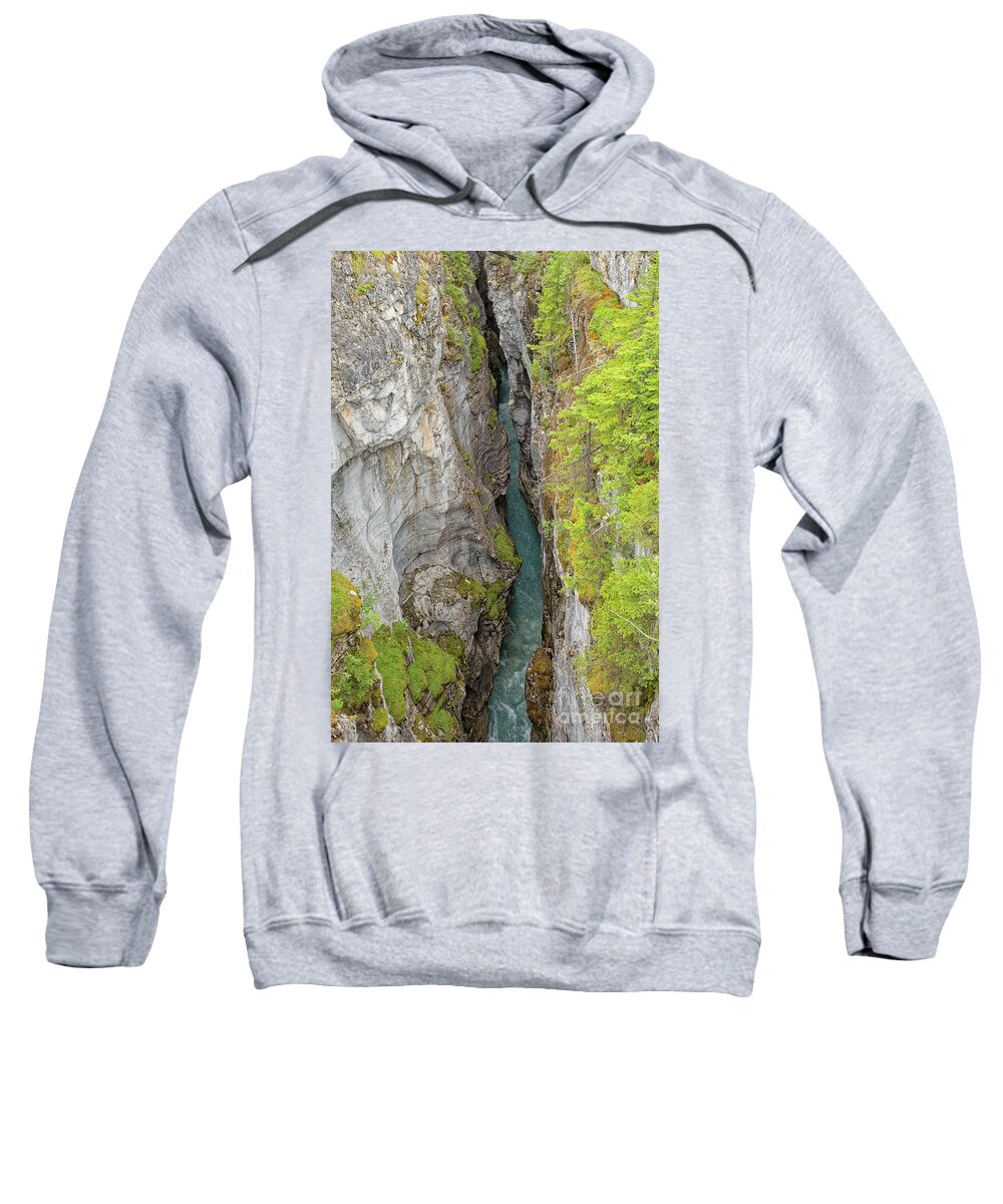 Alberta Sweatshirt featuring the photograph Marble canyon gorge by Patricia Hofmeester