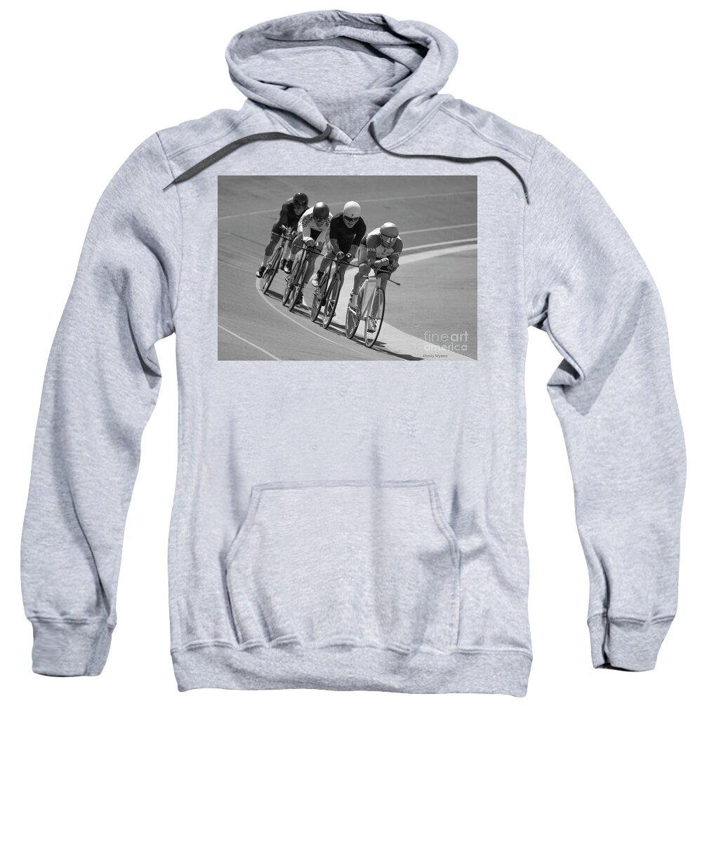 San Diego Sweatshirt featuring the photograph Masters Competition Team Pursuit by Dusty Wynne