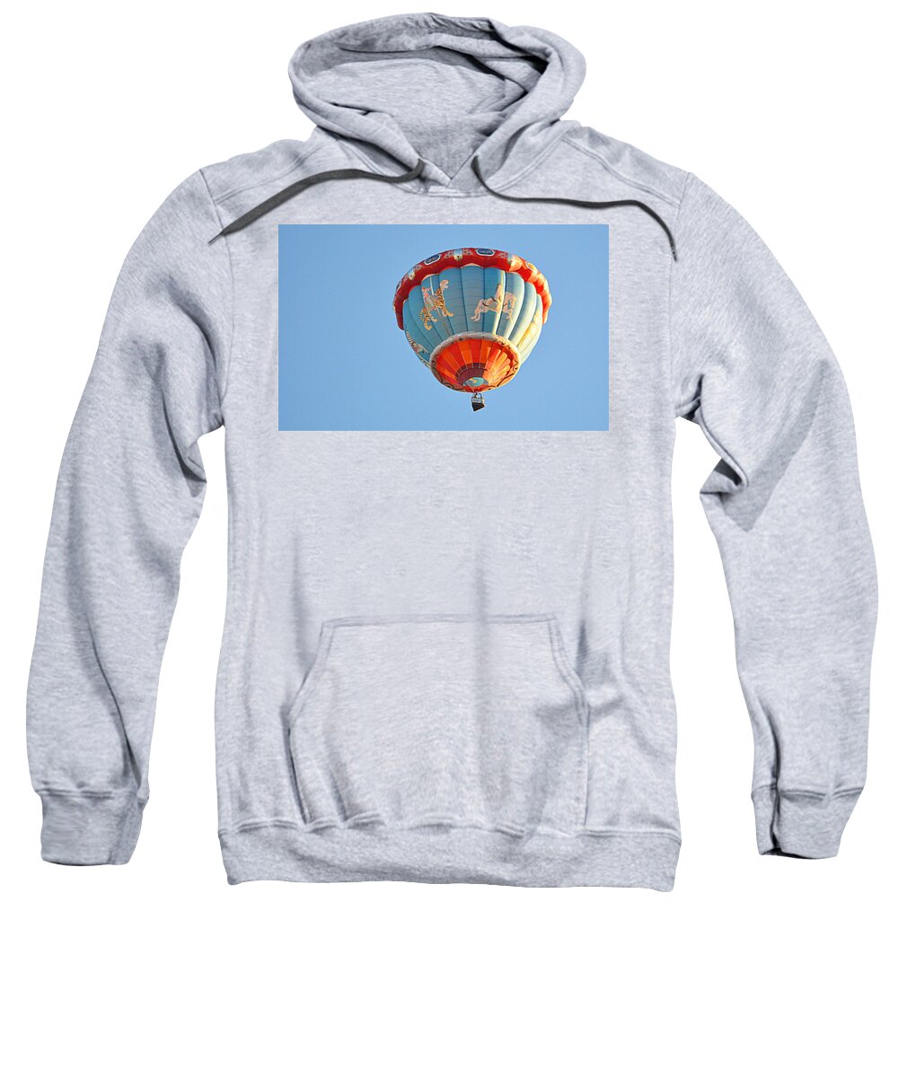 Hot Air Balloon Sweatshirt featuring the photograph Merry Go Round by AJ Schibig
