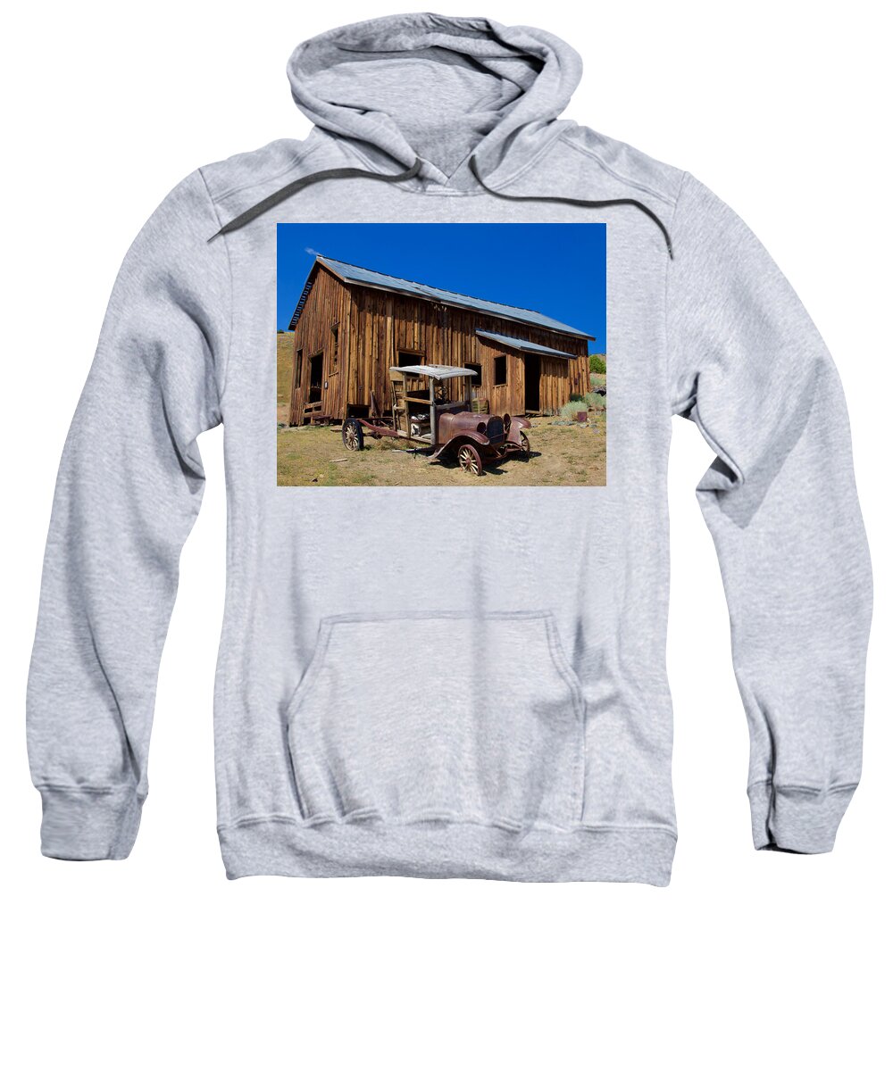 Berlin Sweatshirt featuring the photograph Mining Relic by Todd Kreuter
