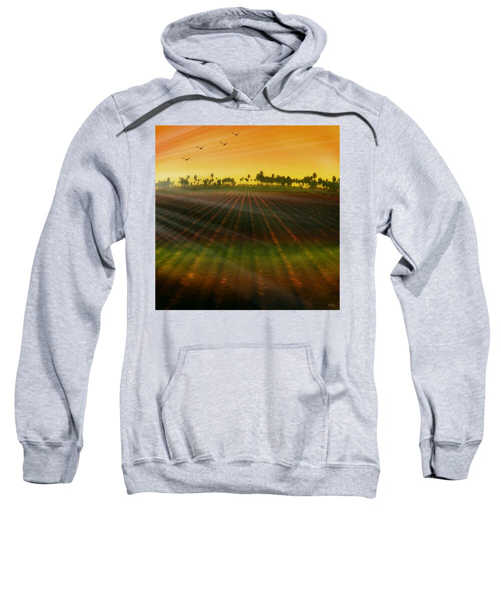 Landscape Sweatshirt featuring the photograph Morning has broken by Holly Kempe