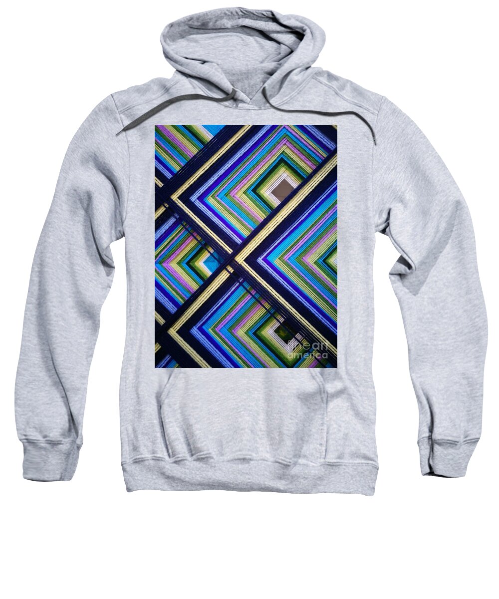 Abstract Sweatshirt featuring the photograph Mosaic by Jarek Filipowicz