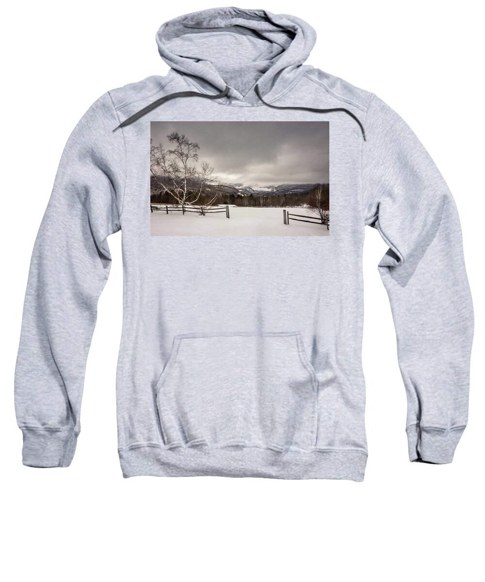 Nature Sweatshirt featuring the photograph Mountains in Winter by Robert Mitchell