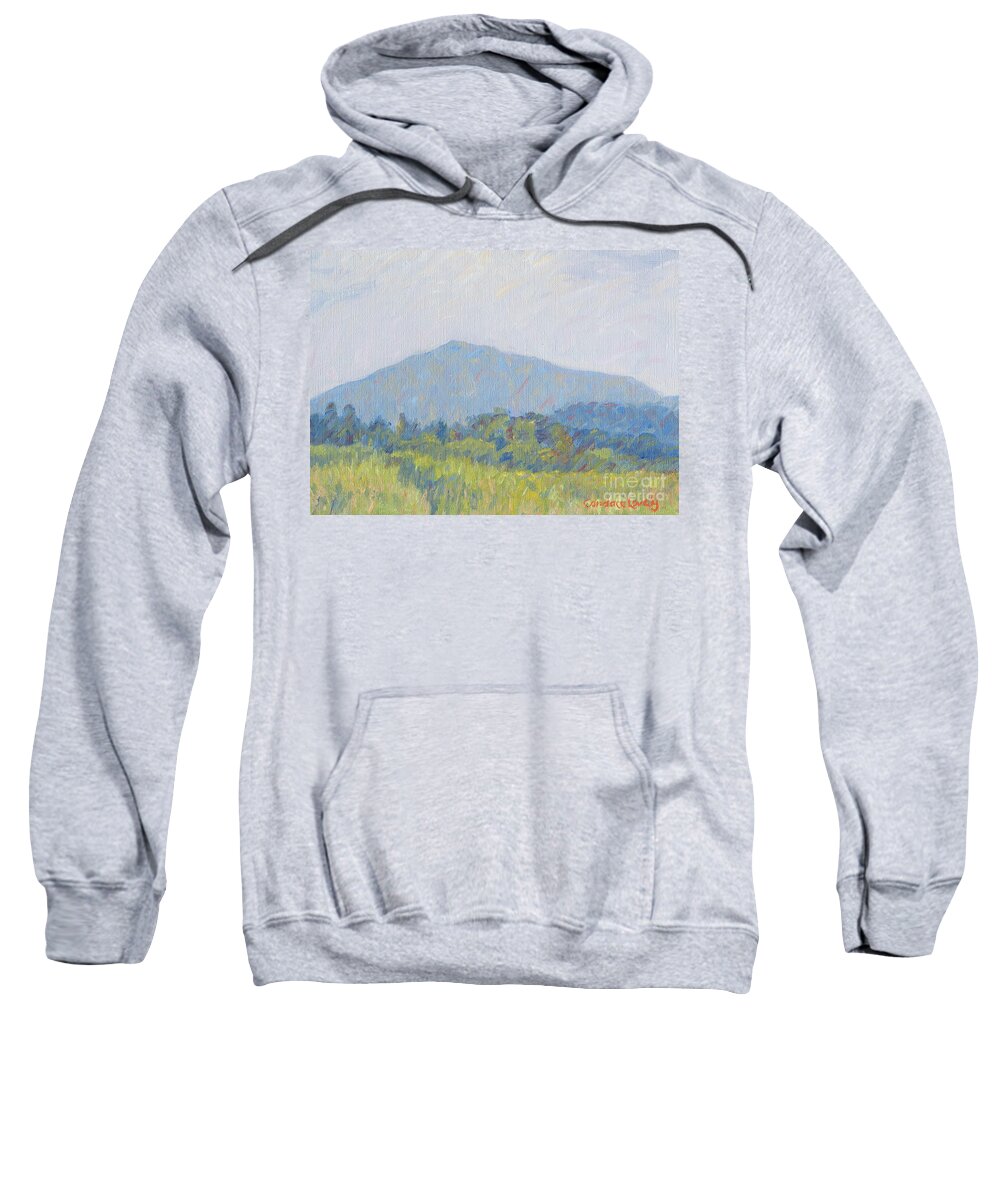 Mount Ascutney Sweatshirt featuring the painting Mt. Ascutney by Candace Lovely