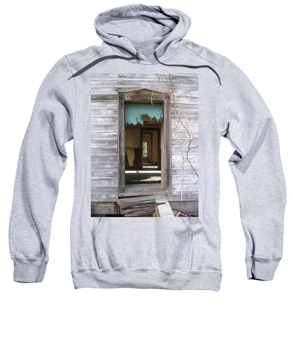 Structural View Sweatshirt featuring the photograph New Blinds by Jack Harries