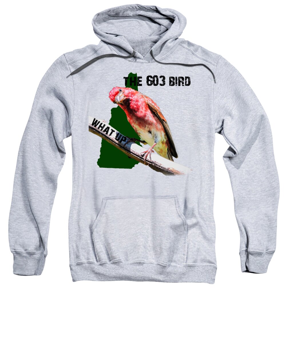 T-shirt Sweatshirt featuring the photograph New Hampshire State Bird The Purple Finch by Mim White
