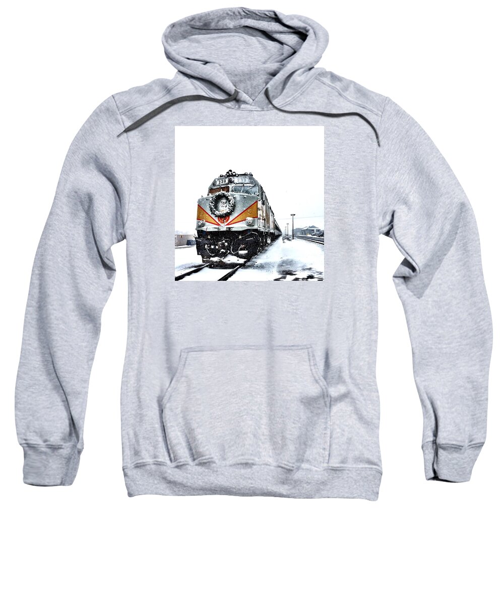 Train Sweatshirt featuring the photograph No. 239 by Brad Hodges