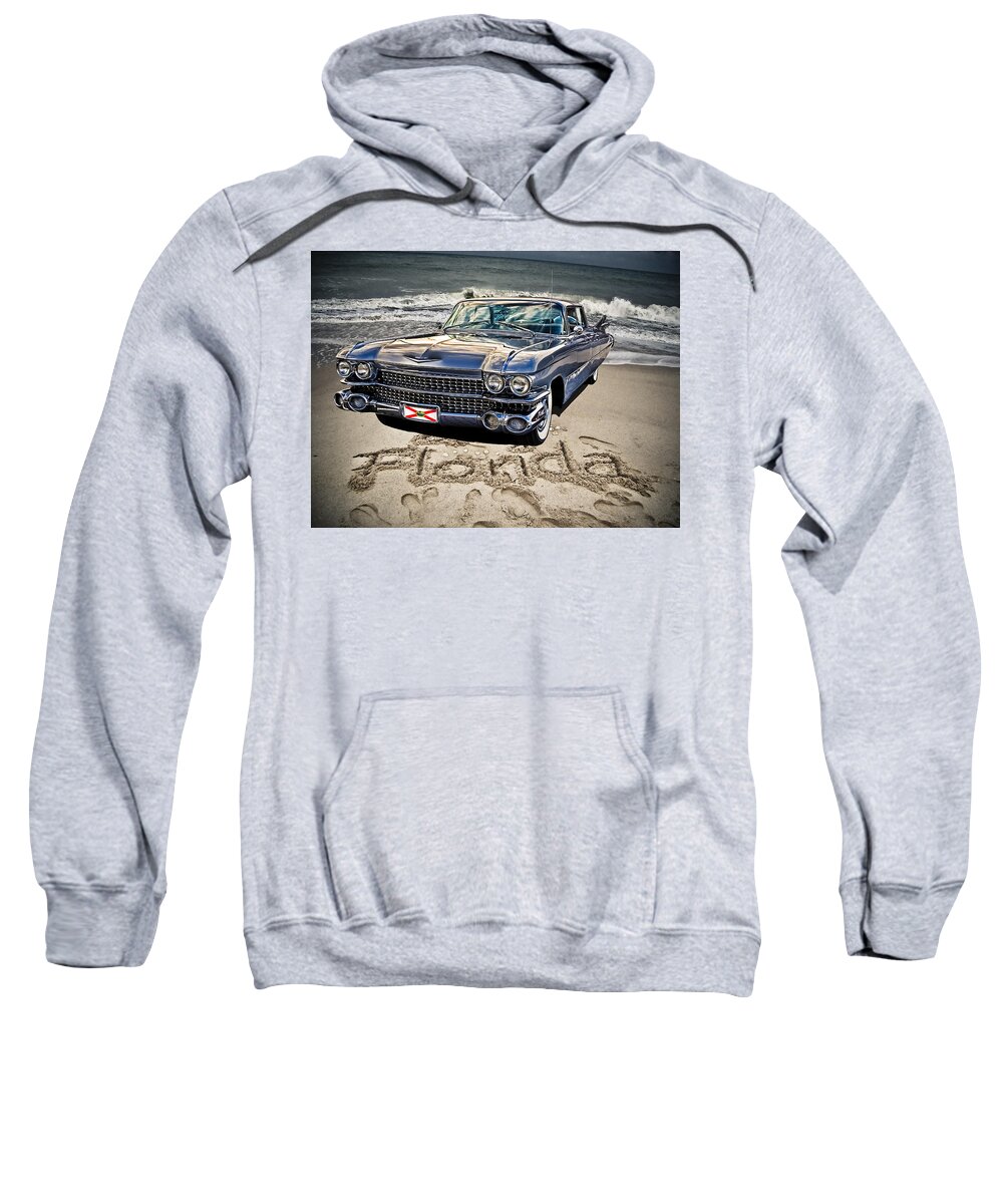 Cadillac Sweatshirt featuring the photograph Ocean Drive by Joachim G Pinkawa