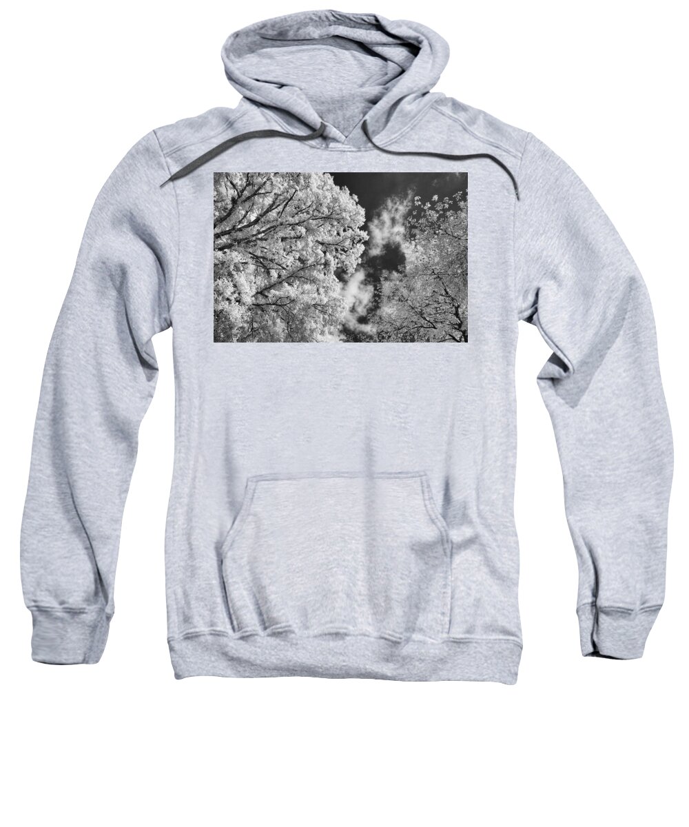 Infrared Sweatshirt featuring the photograph October Sky IR by Michael McGowan
