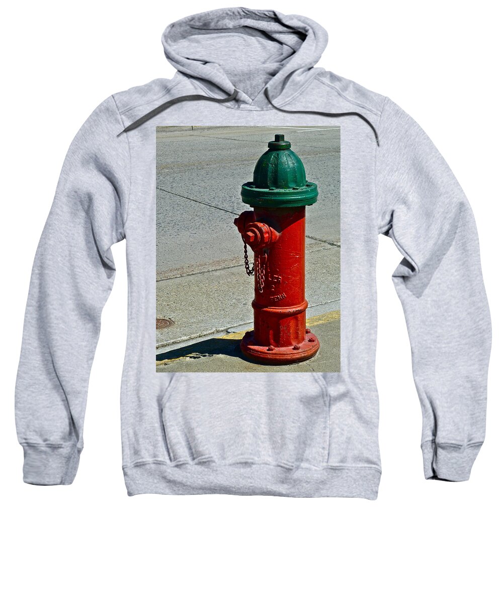 Fire Sweatshirt featuring the photograph Old Fire Hydrant by Diana Hatcher