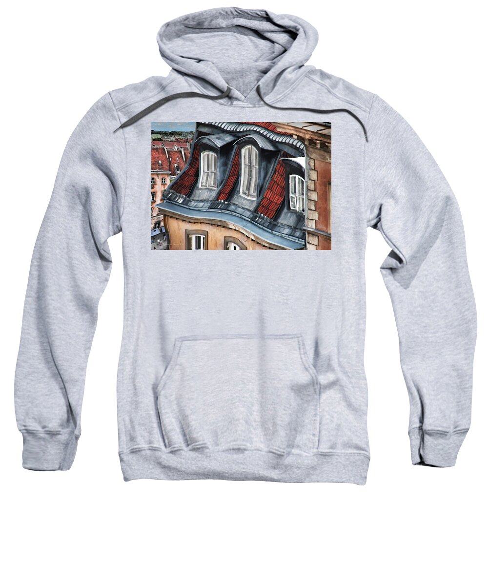 Windows Sweatshirt featuring the photograph Old Town in Warsaw #19 by Aleksander Rotner