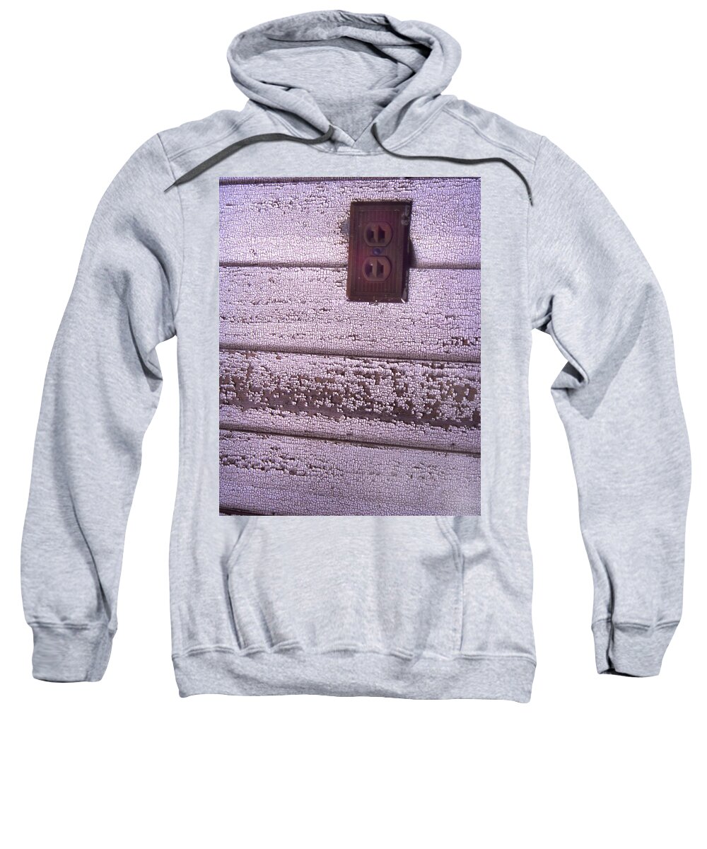Cn_fo Sweatshirt featuring the photograph Old Wall Outlet by Curtis J Neeley Jr