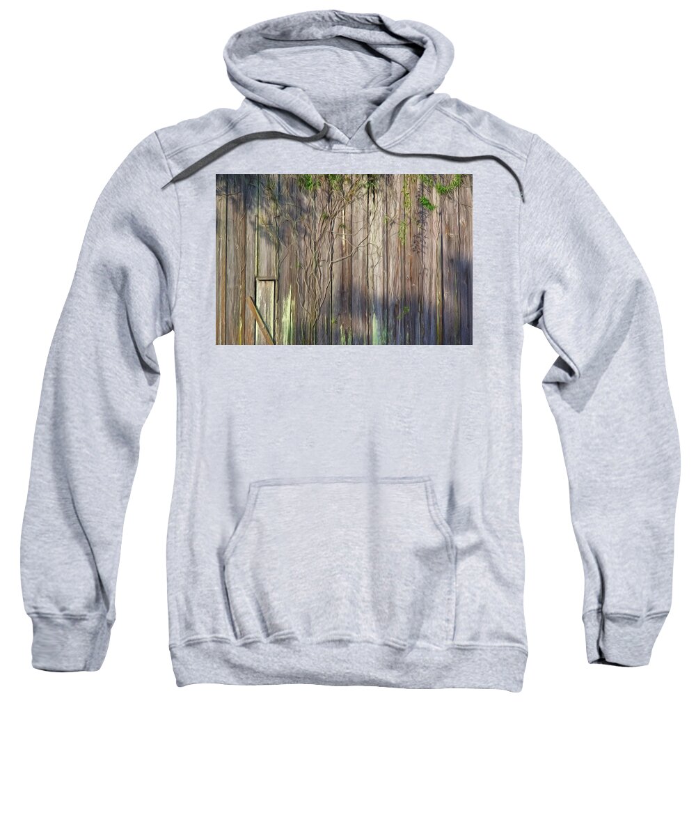 Old Sweatshirt featuring the photograph Old Wood Siding by Richard Rizzo