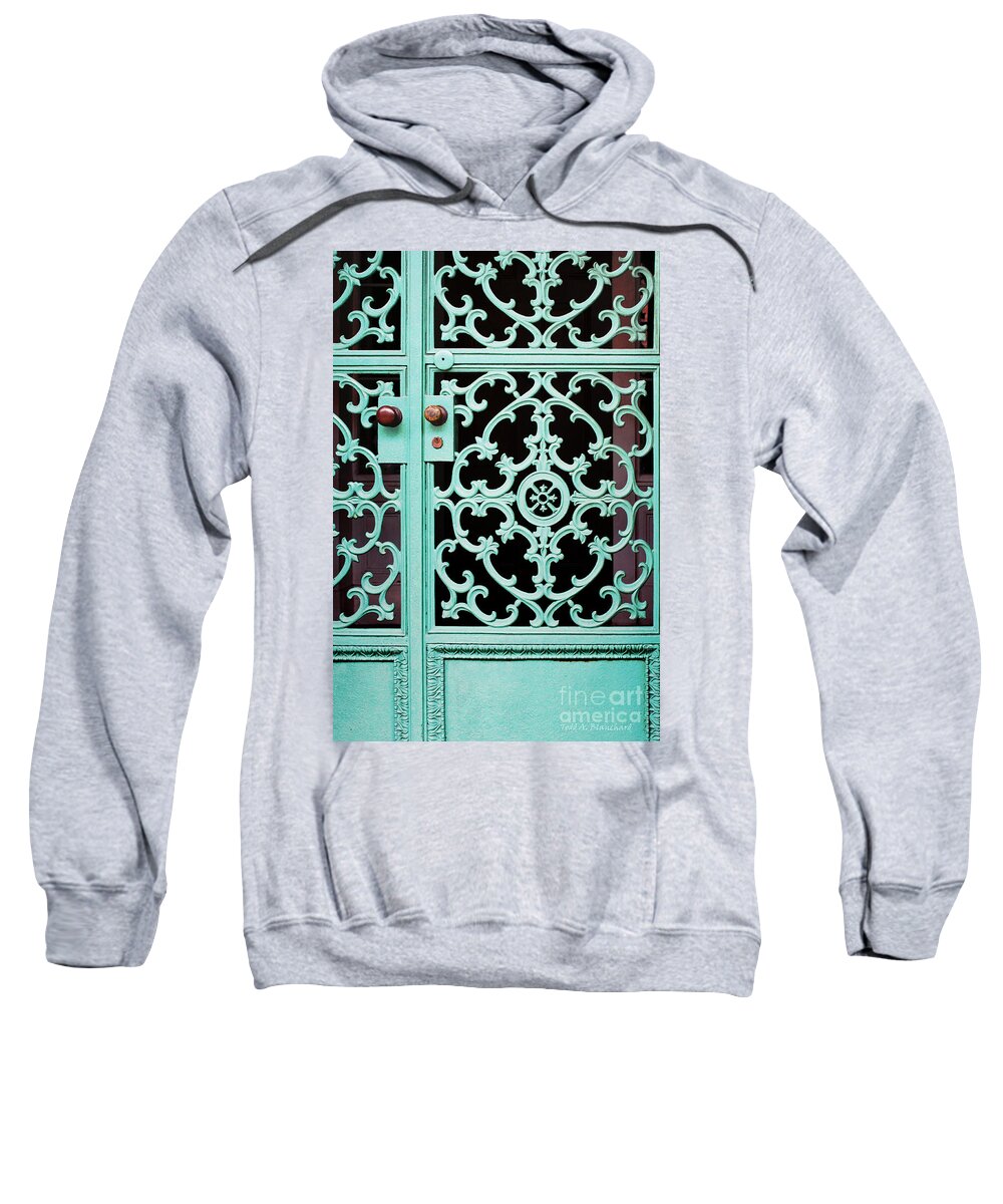 Architecture Sweatshirt featuring the photograph Ornate Doors by Todd Blanchard