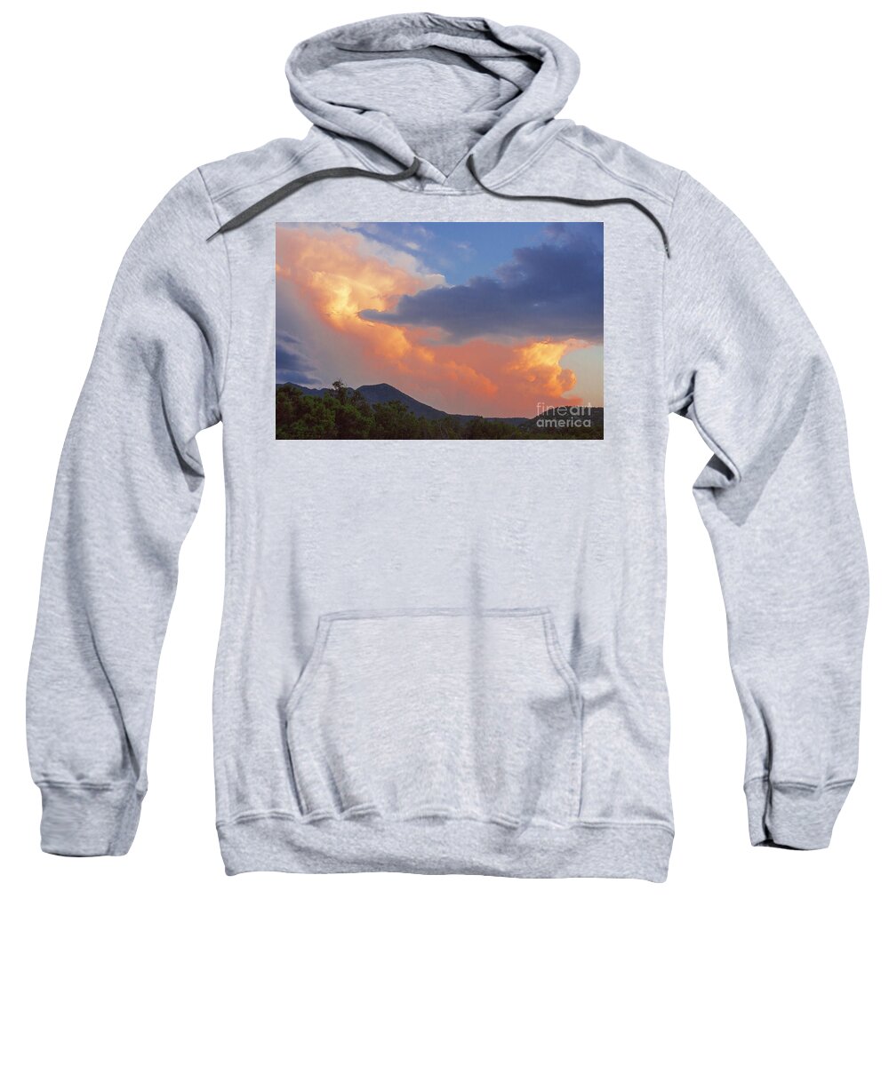 Natanson Sweatshirt featuring the photograph Ortiz Sunset Clouds by Steven Natanson