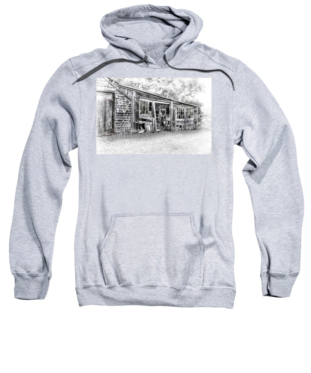 Old Shed Sweatshirt featuring the photograph Outback by Jeff Cooper