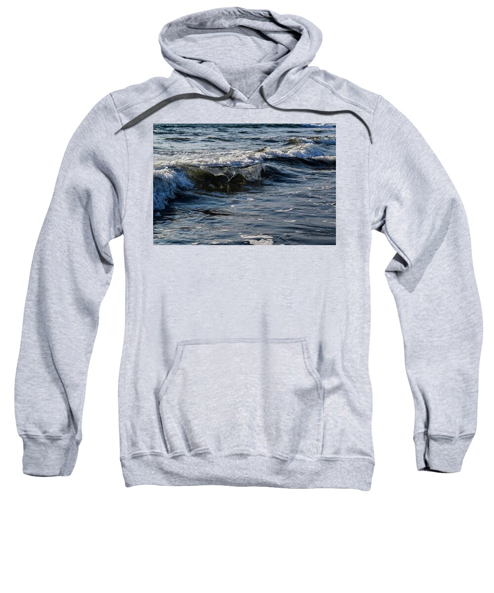Waves Sweatshirt featuring the photograph Pacific Waves by Nicole Lloyd