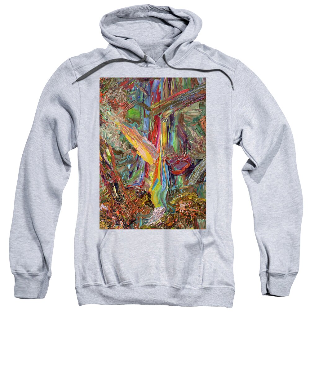 Abstract Sweatshirt featuring the painting Paint number 40 by James W Johnson