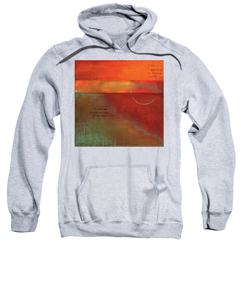 Acrylic Sweatshirt featuring the painting Painterly by Brenda O'Quin