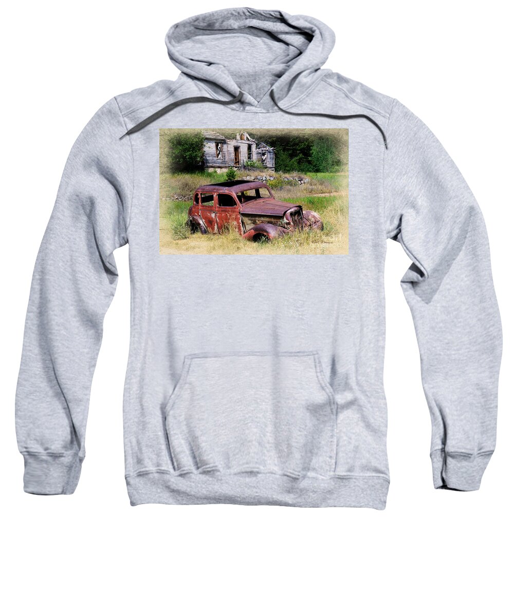 Old House Sweatshirt featuring the photograph Past Their Prime by Kae Cheatham