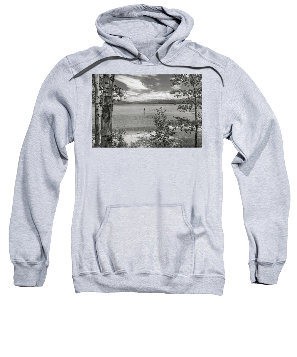 5dmkiv Sweatshirt featuring the photograph Payette Lake Boarder by Mark Mille
