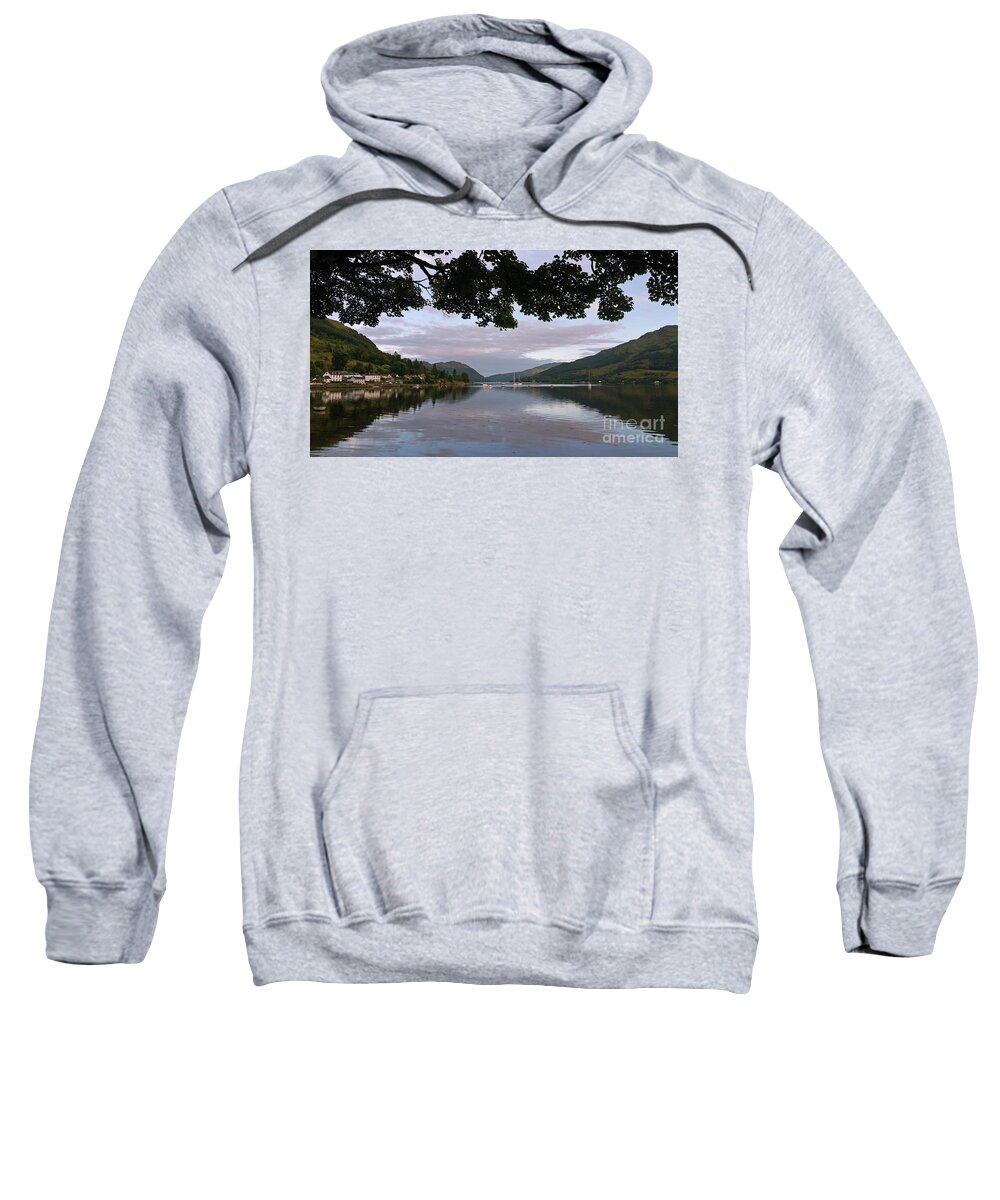 Scottish Loch Sweatshirt featuring the photograph Peace and Serenity by Lynn Bolt