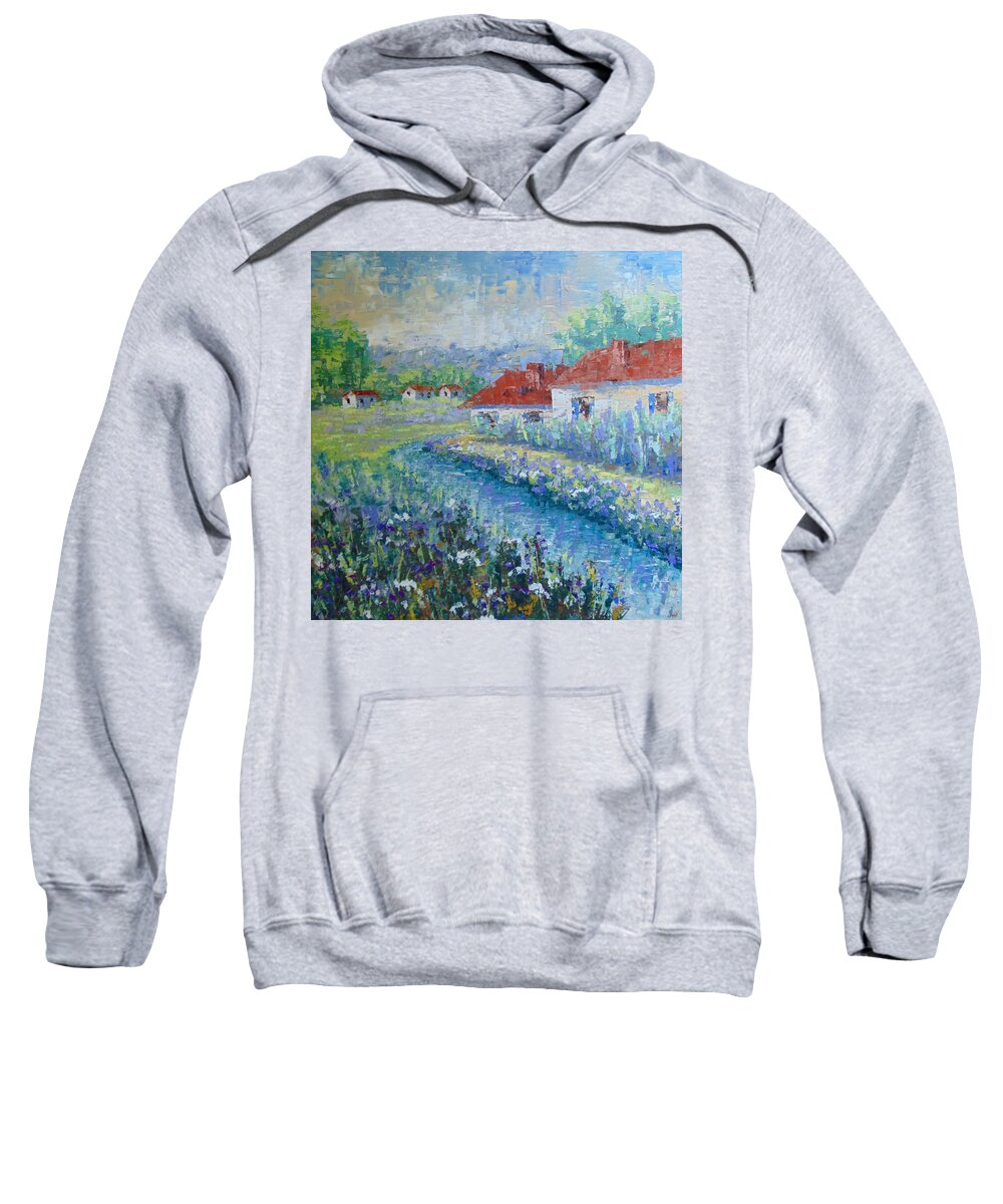 Provence Sweatshirt featuring the photograph Petit village de Provence by Frederic Payet