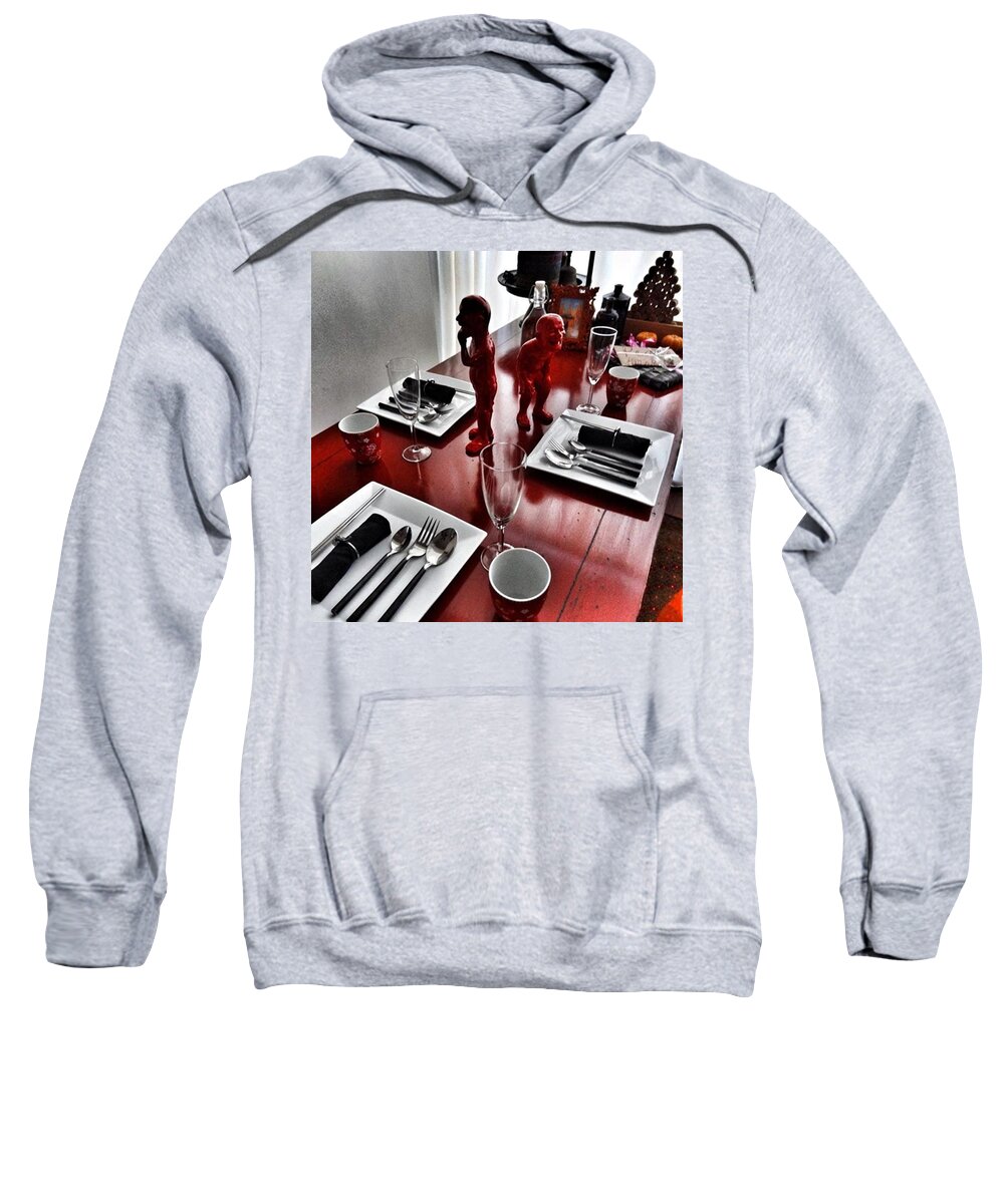 Hkellex13 Sweatshirt featuring the photograph #phoenixville Cafe And Bar Open Again by Lorelle Phoenix