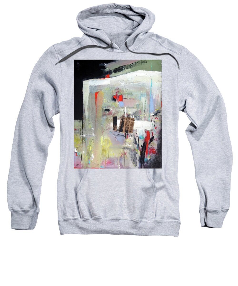 Piano Room Sweatshirt featuring the painting Piano Room by John Gholson