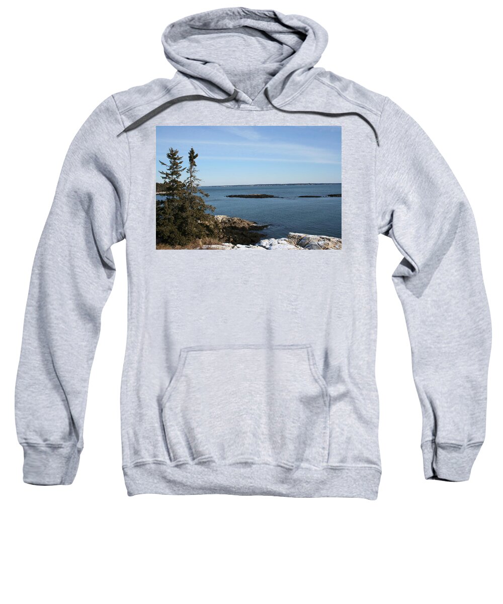 Landscape Sweatshirt featuring the photograph Pine Coast by Doug Mills