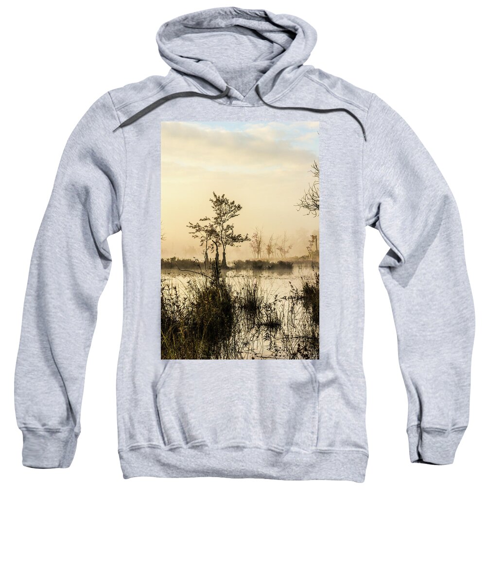 Landscape Sweatshirt featuring the photograph Pinelands - Mullica River by Louis Dallara