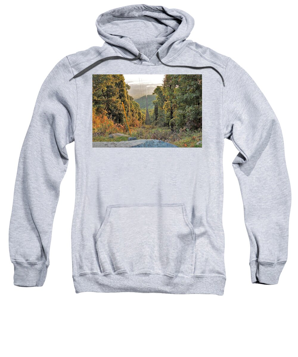 Mount Nebo Sweatshirt featuring the photograph Powering the Mountain by Jerry Connally