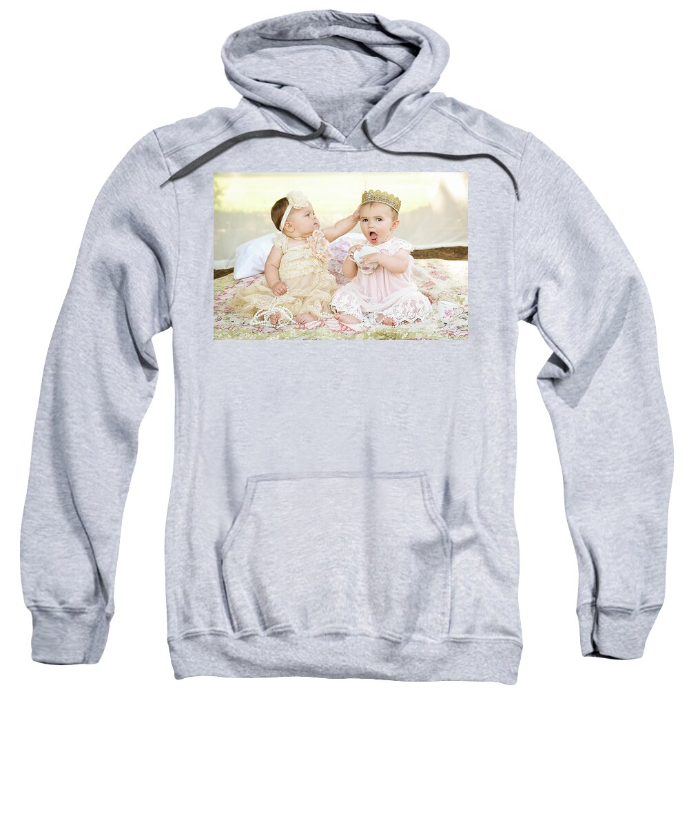 Tea Party Sweatshirt featuring the photograph Princess Tea Party by Cynthia Wolfe