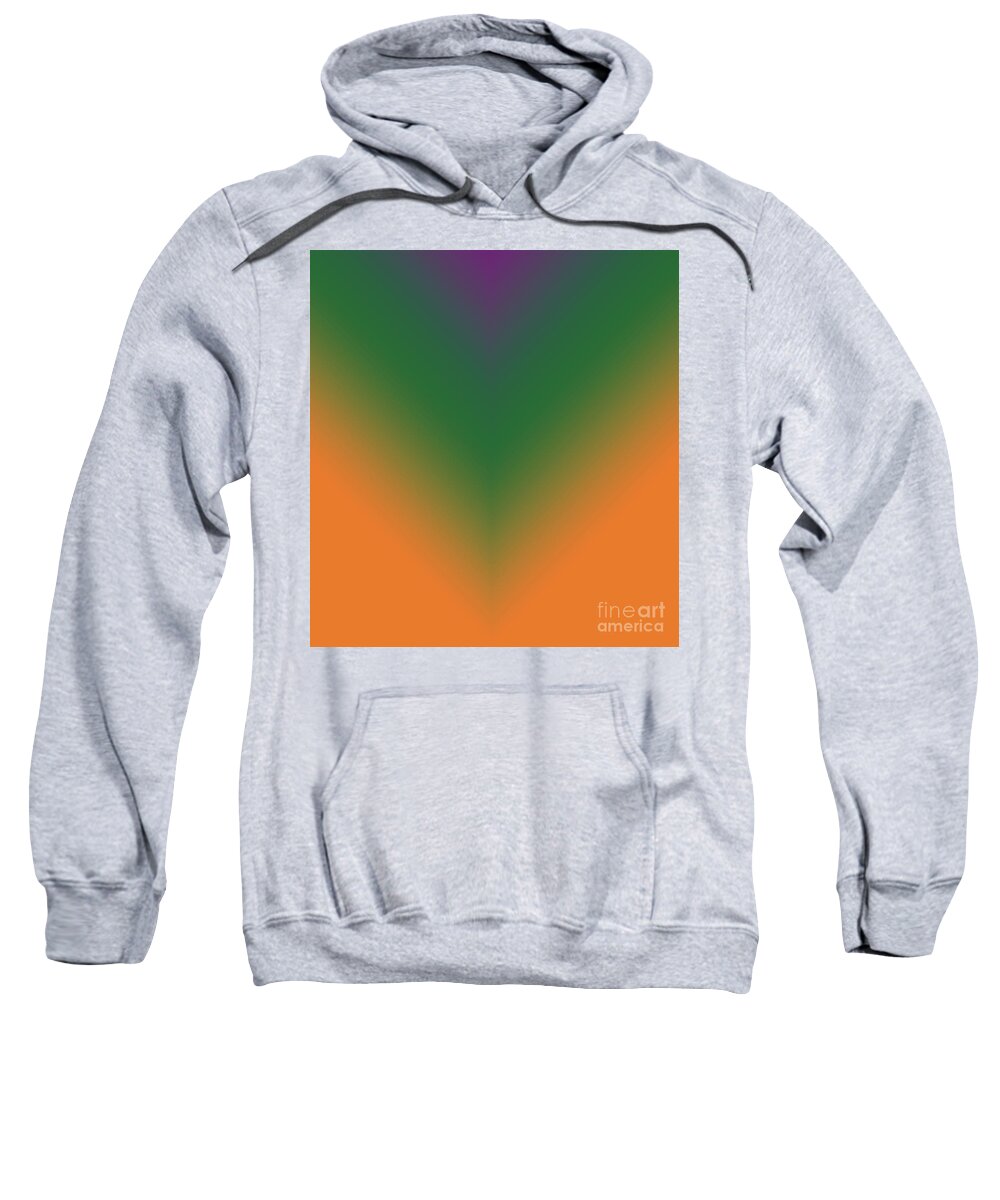 Abstract Sweatshirt featuring the photograph Purple, Green and Orange by Rosanne Licciardi