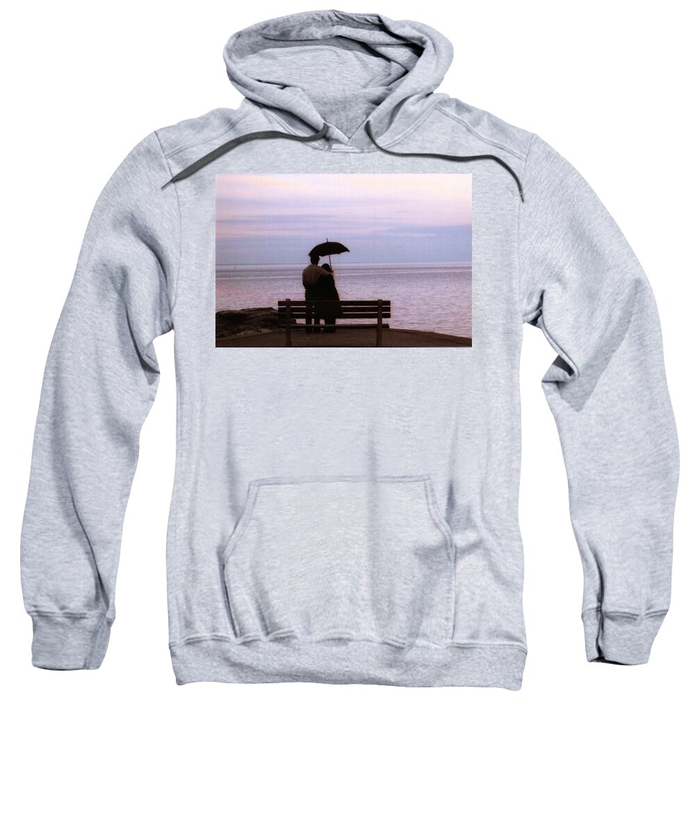 Spring Sweatshirt featuring the photograph Rainy-May in color by John Scates