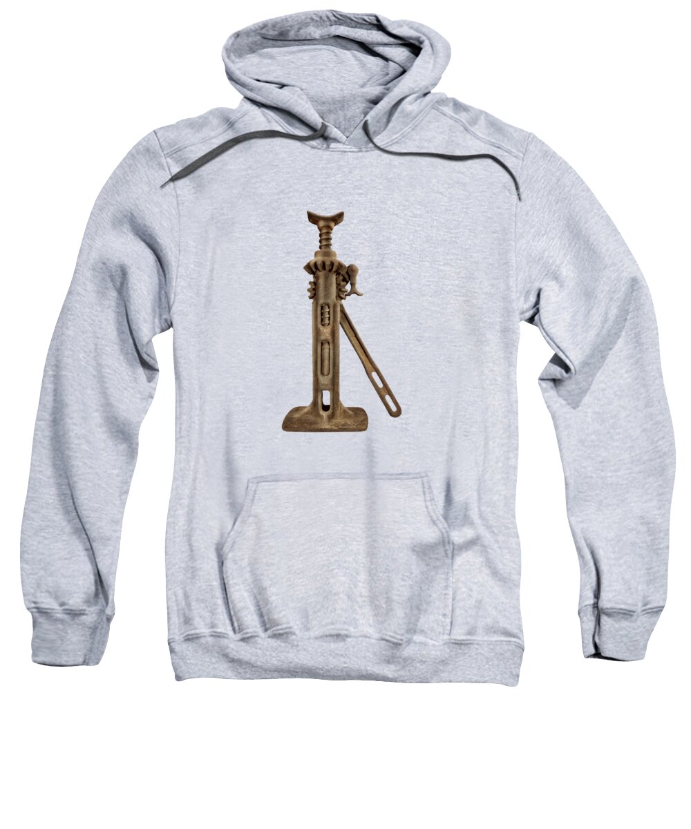 Antique Sweatshirt featuring the photograph Ratchet and Screw Jack II by YoPedro