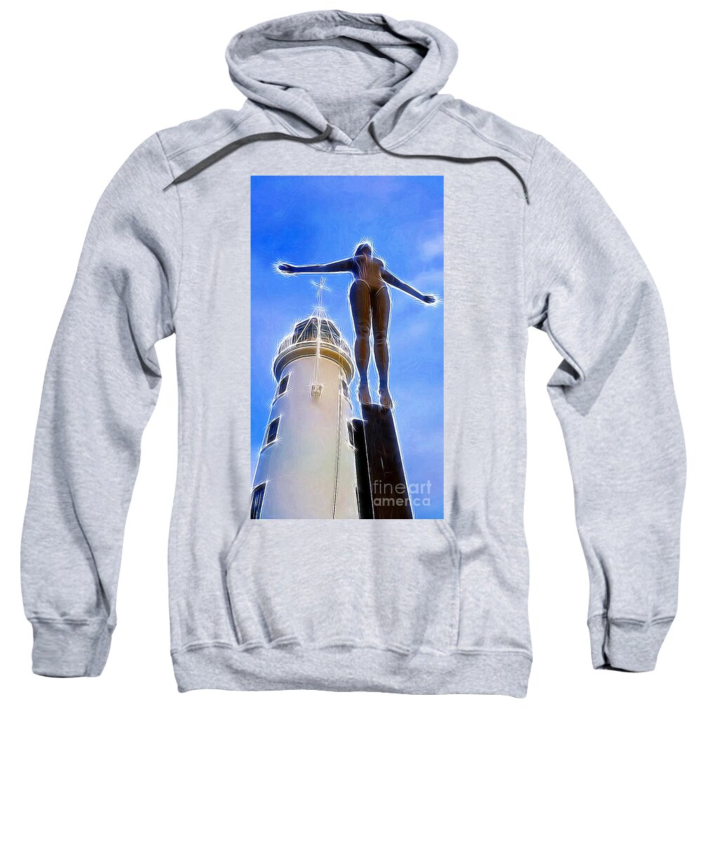Art Sweatshirt featuring the photograph Reaching for gold by Vix Edwards