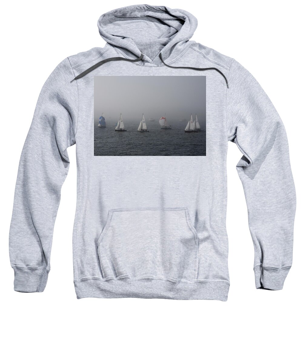 Boat Sweatshirt featuring the photograph Regatta by Steven Natanson