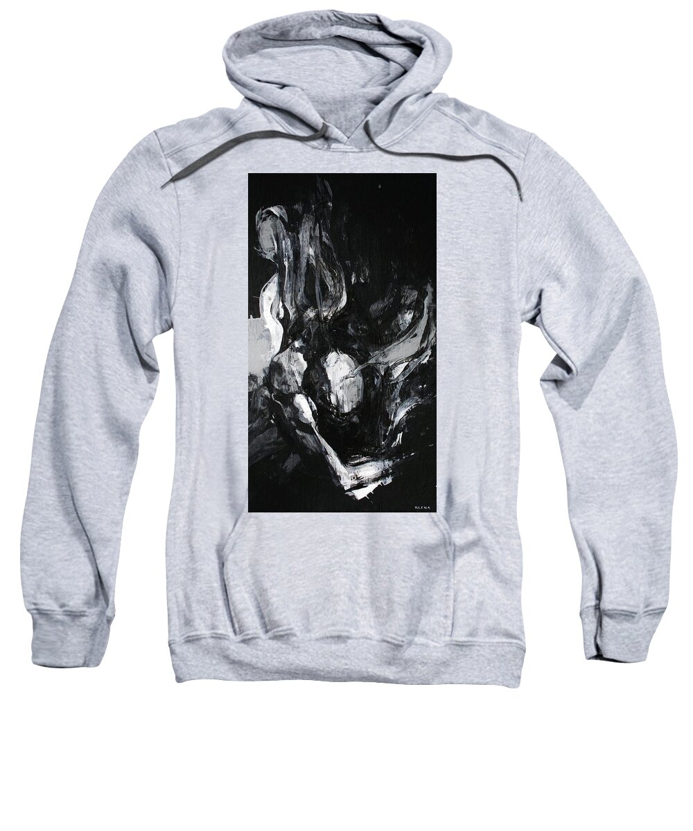 Resting Sweatshirt featuring the painting Resting on the Bottom by Jeff Klena