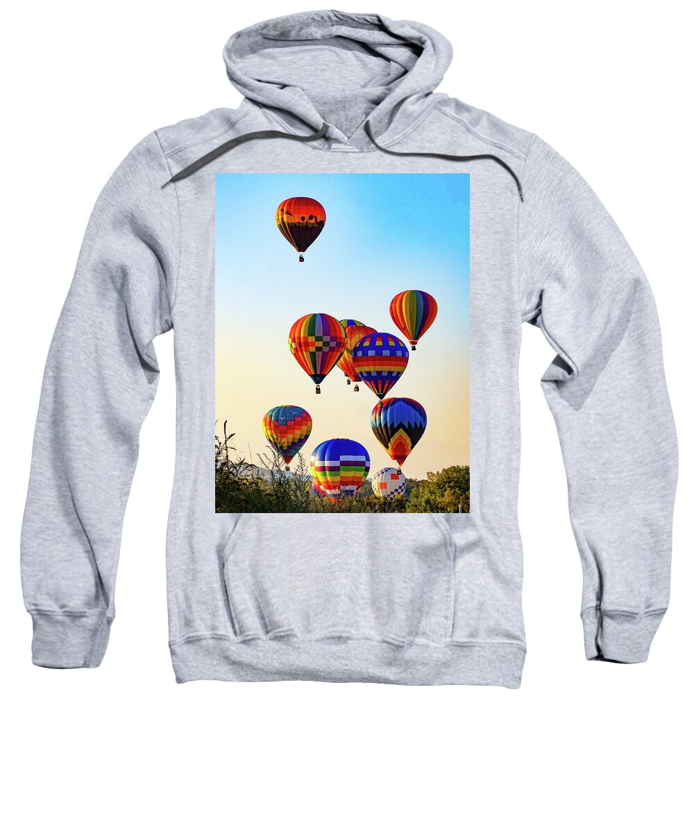  Sweatshirt featuring the photograph Rising Together by Kendall McKernon