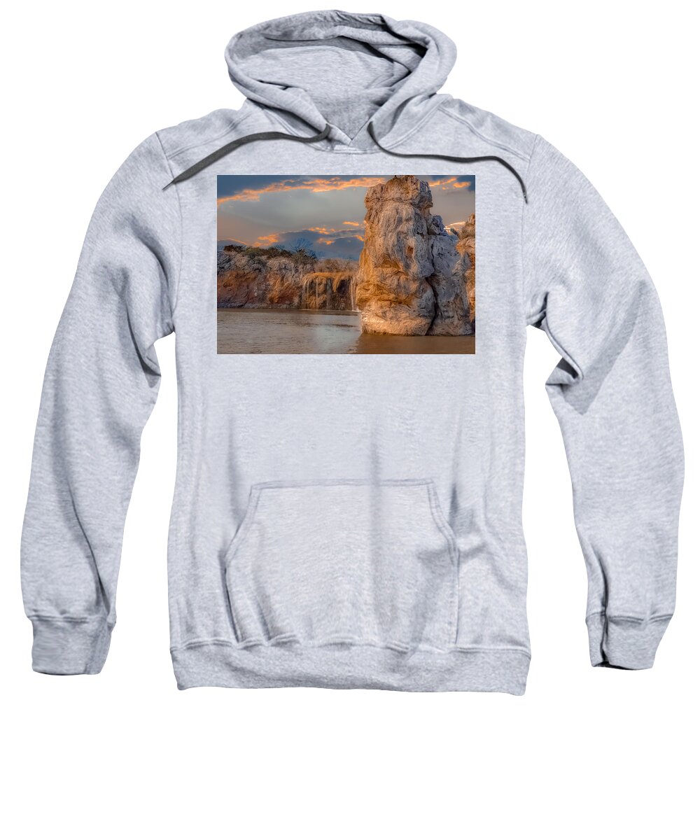 Vanishing River Cruise Sweatshirt featuring the photograph River Cruise by G Lamar Yancy