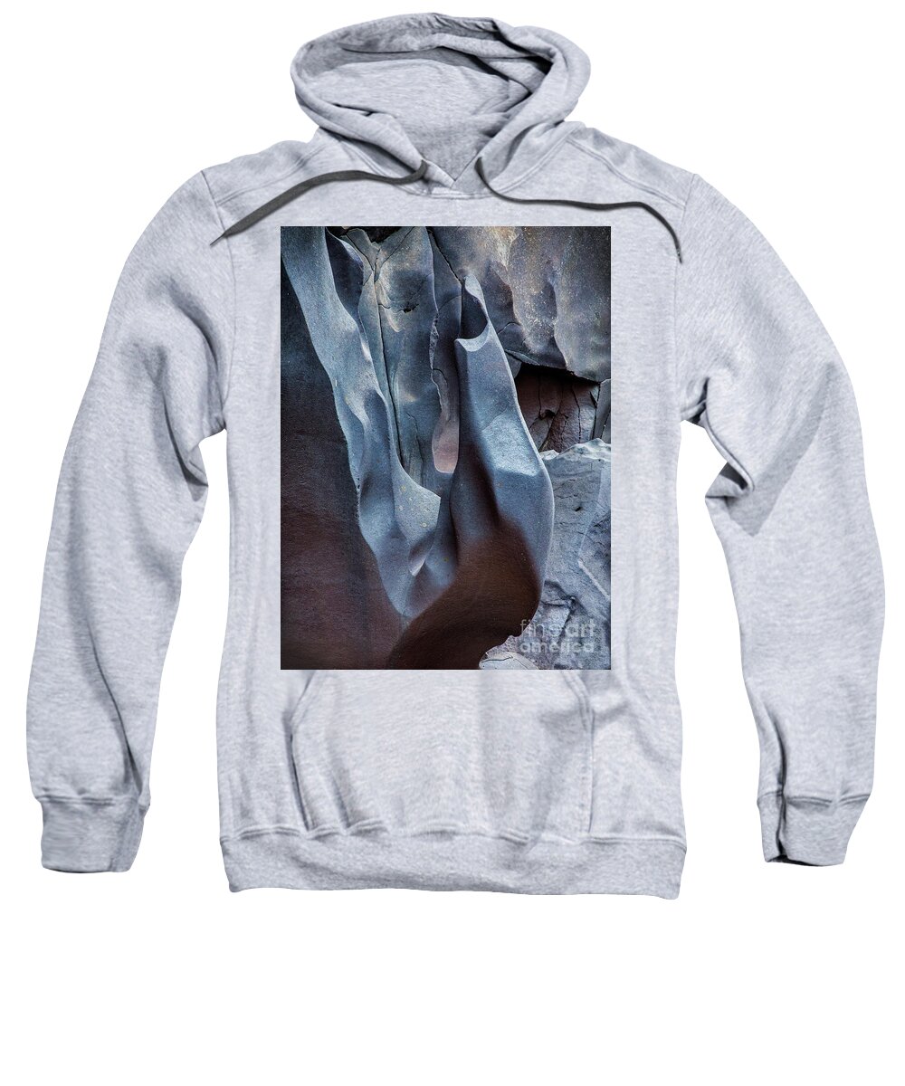Black Magic Canyon Sweatshirt featuring the photograph Rock'n In My Arm Rock Art by Kaylyn Franks by Kaylyn Franks